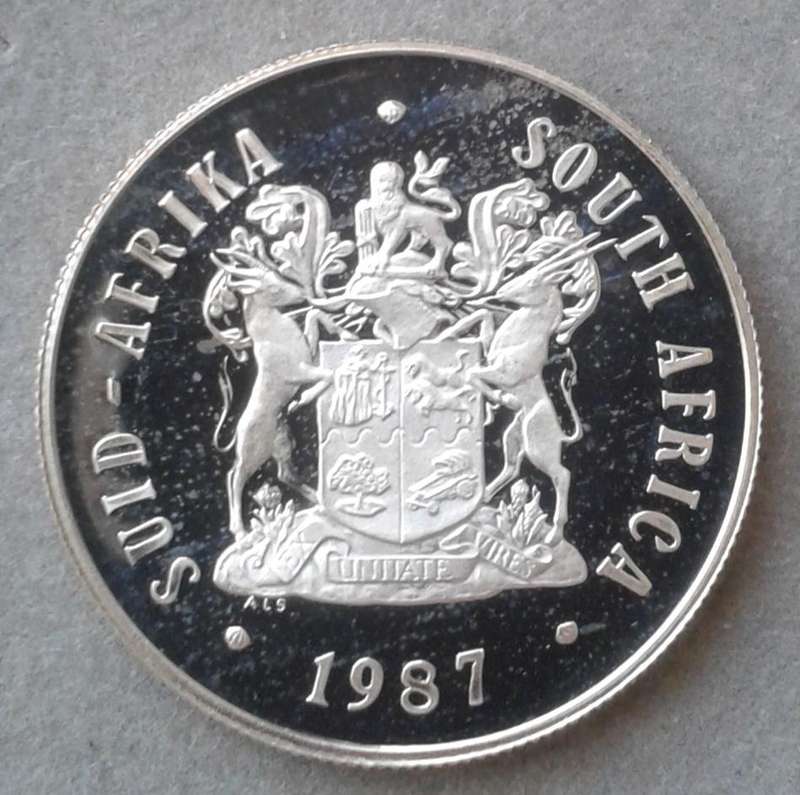 1987 Republic short proof set with silver and nickel R1 (not boxed)
