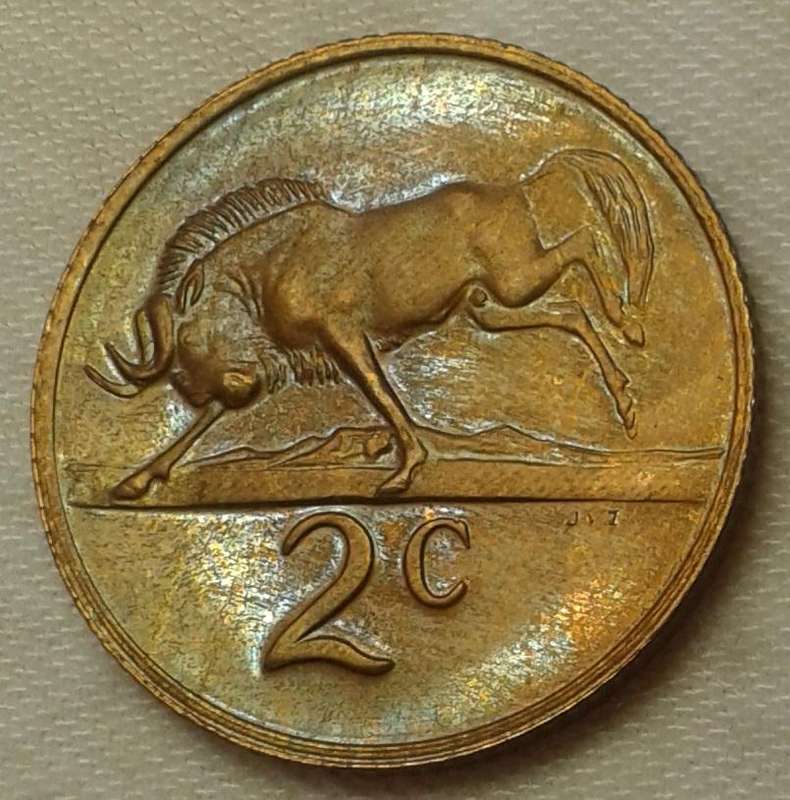 1977 Republic proof 20c/10c/5c and 2c