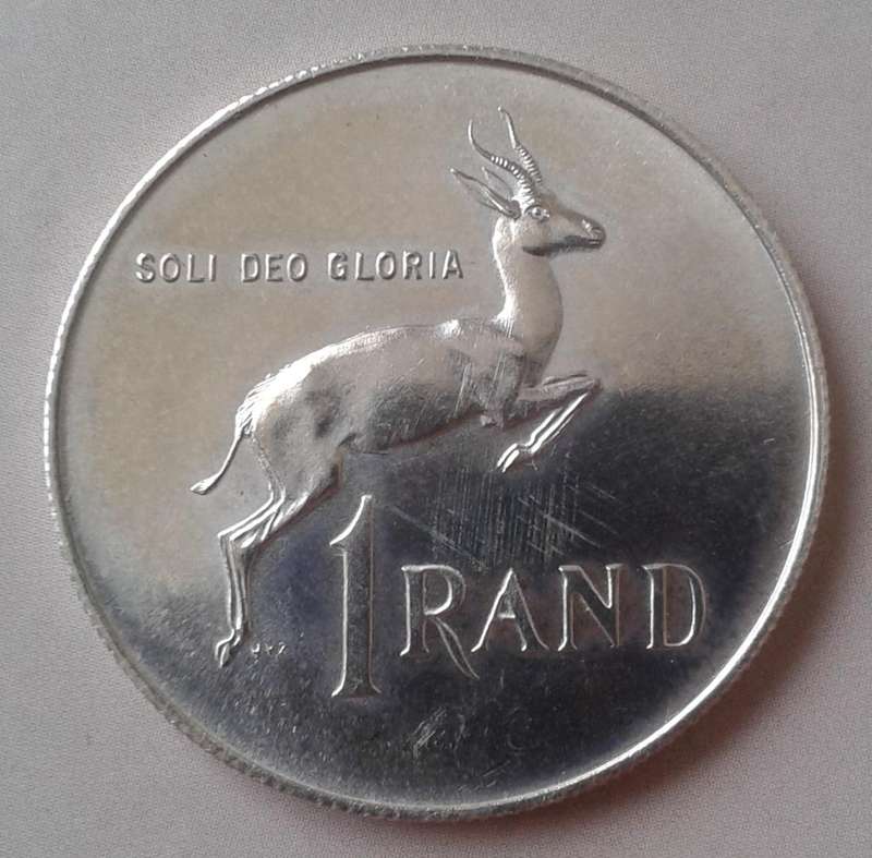 1973 Republic silver R1 with unc details (mintage: 20000)