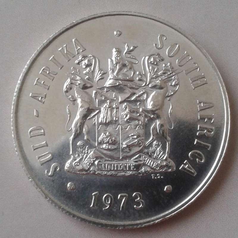 1973 Republic silver R1 with unc details (mintage: 20000)