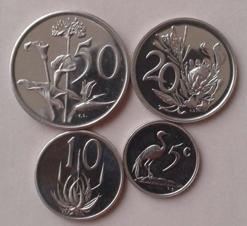 1974 Republic proof nickel 50c-5c set (4 coins)