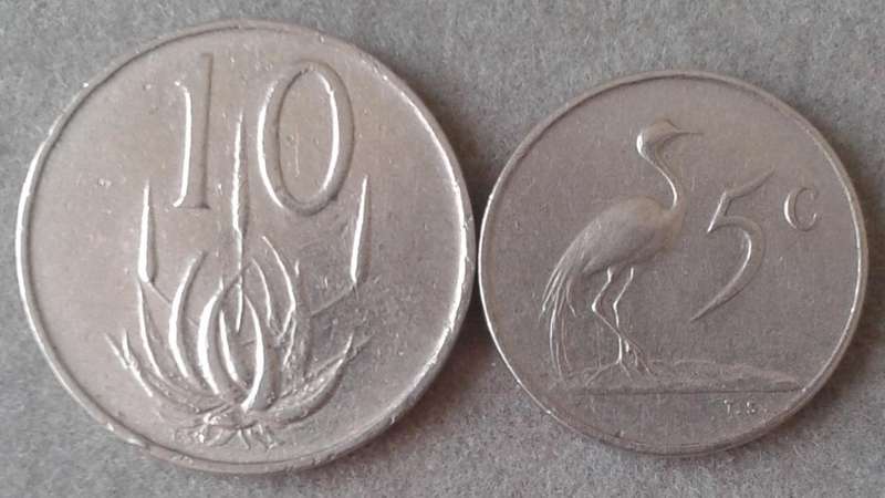 1966 English 10c and 5c set