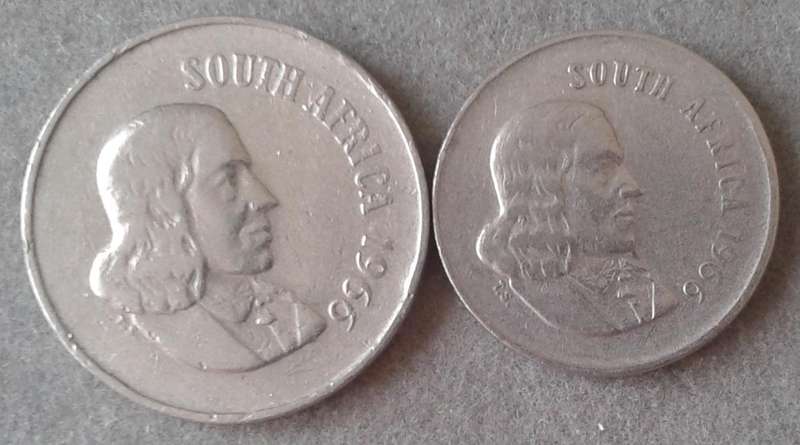 1966 English 10c and 5c set