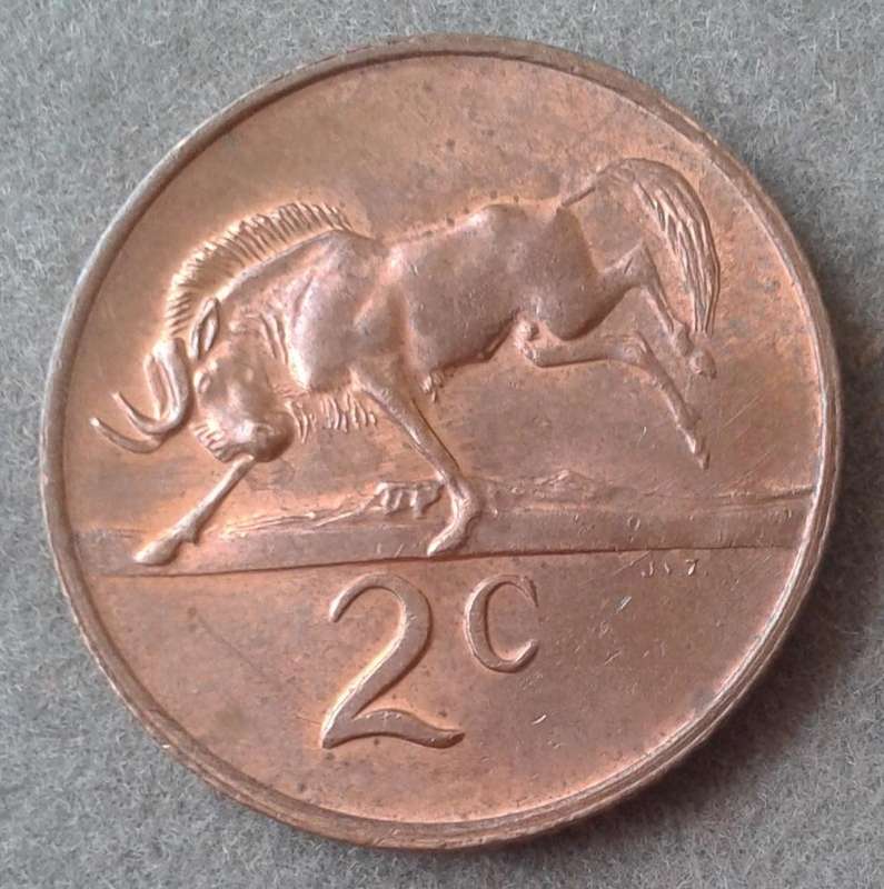 1969 English uncirculated 2c