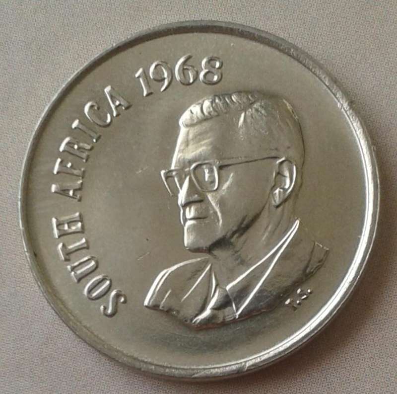 1968 English 10c (Pres.Swart) - Lower mintage.