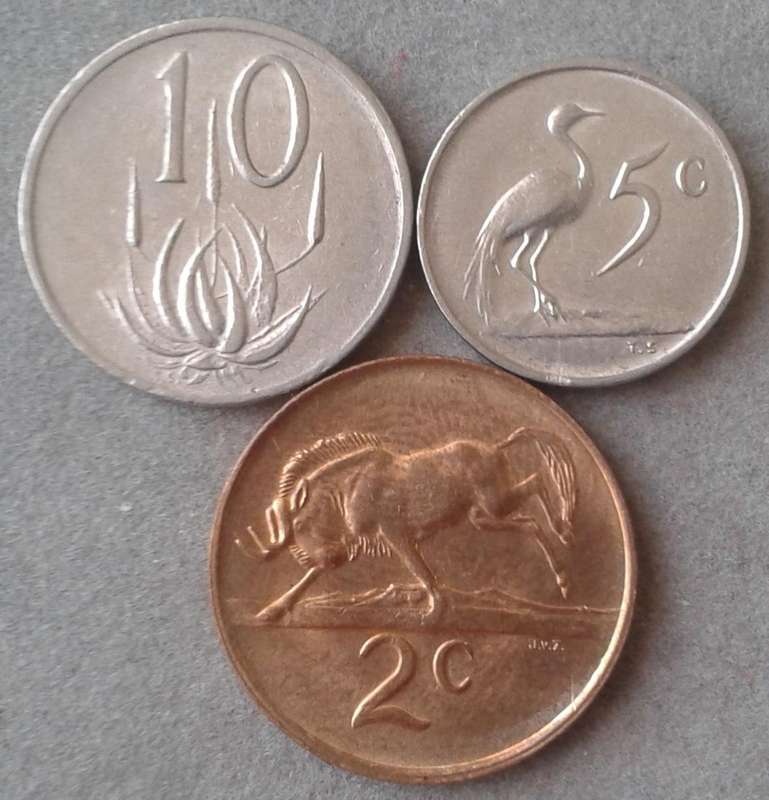 1981 Republic 10c/5c and 2c