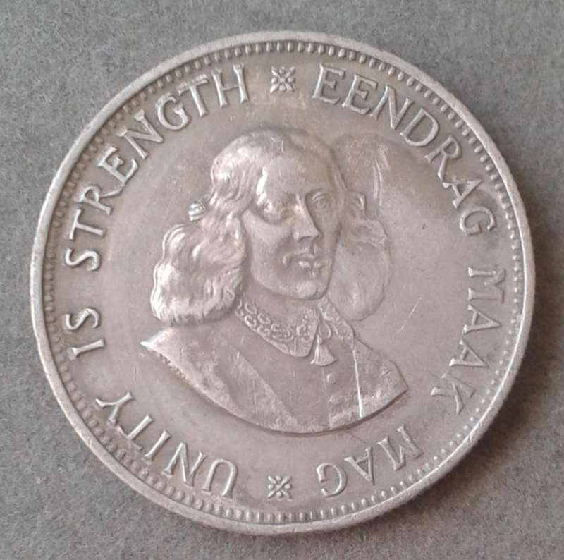 1964 Republic silver 20c coin