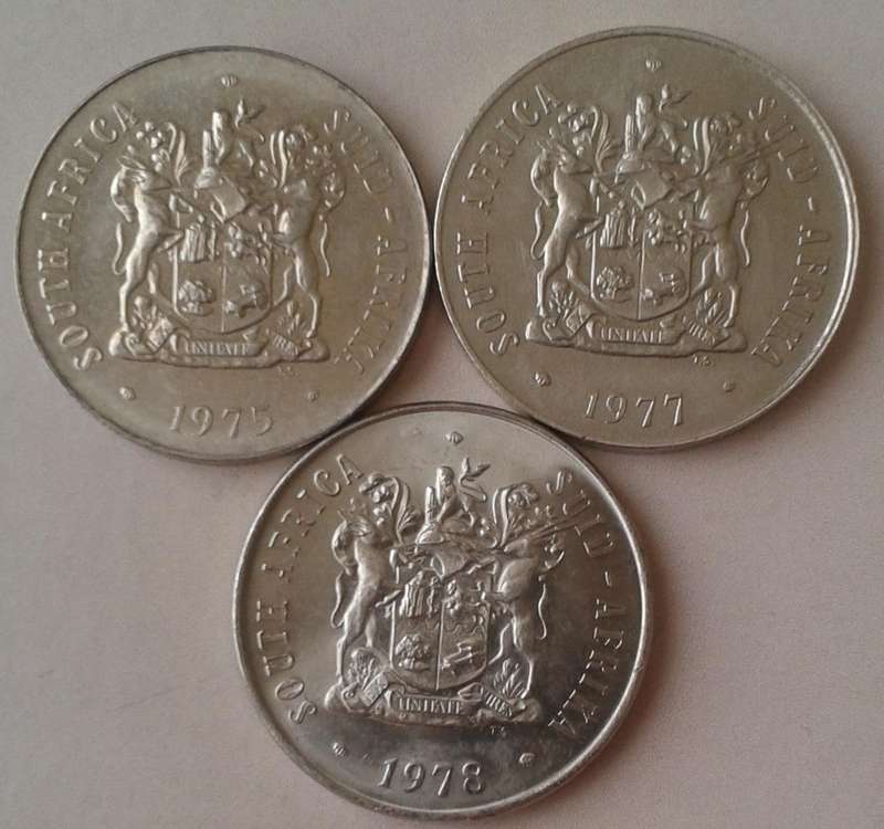 1975/1977 and 1978 Uncirculated 50c