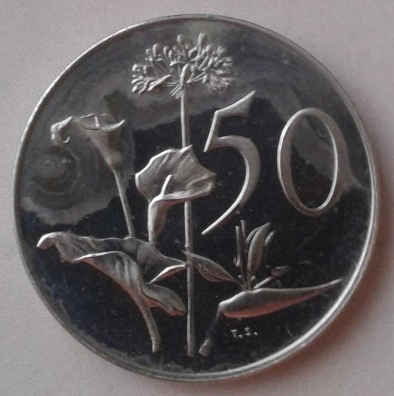 1968 Afrikaans proof 50c