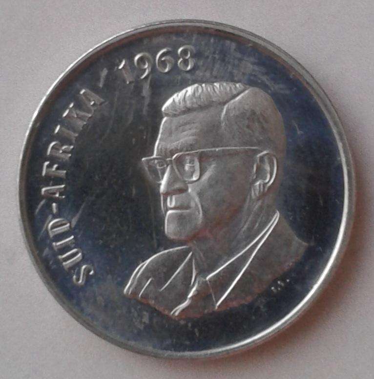 1968 Afrikaans proof 50c