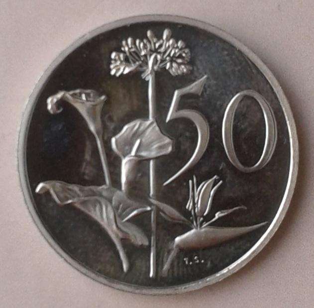 1983 Proof nickel 50c