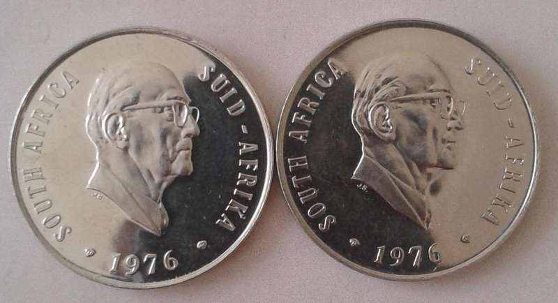 1976 Proof nickel 50c