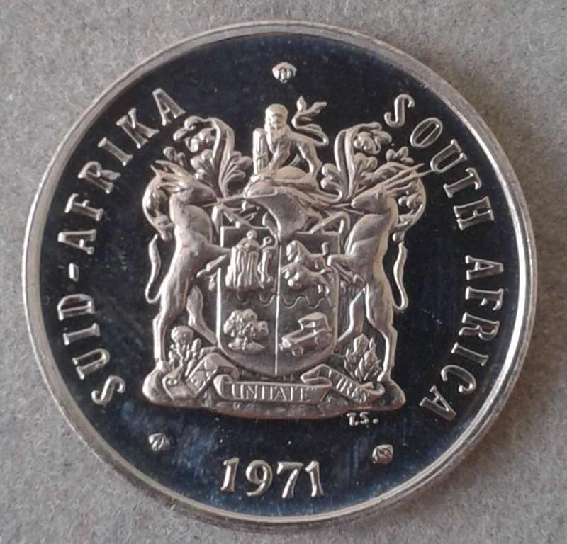Encapsulated 1971 Republic proof 20c