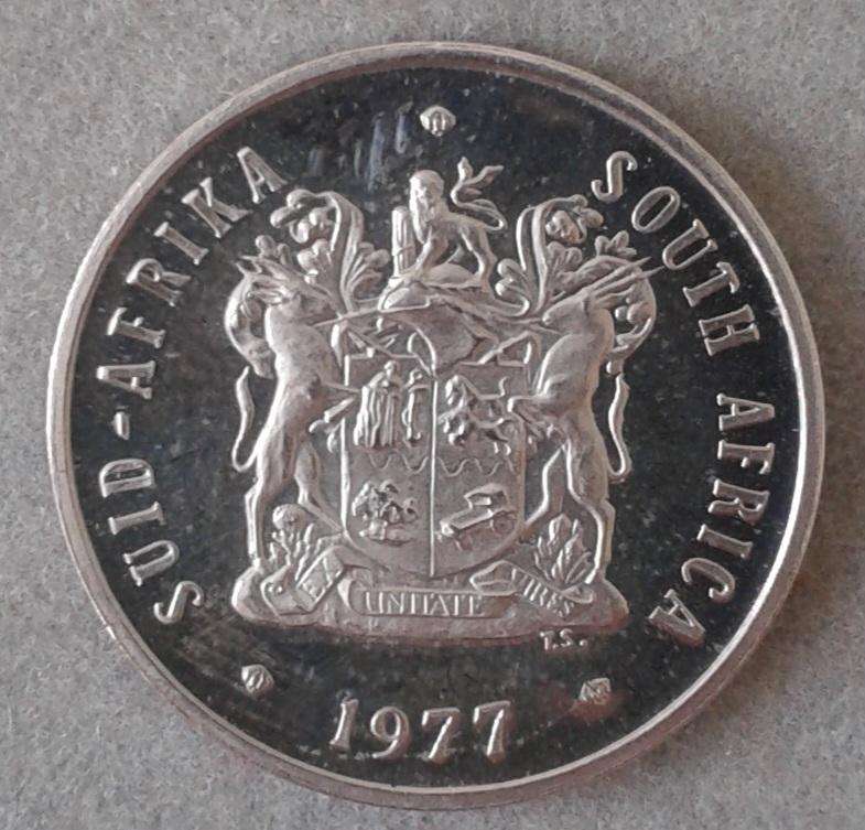 Encapsulated 1977 Republic proof 20c