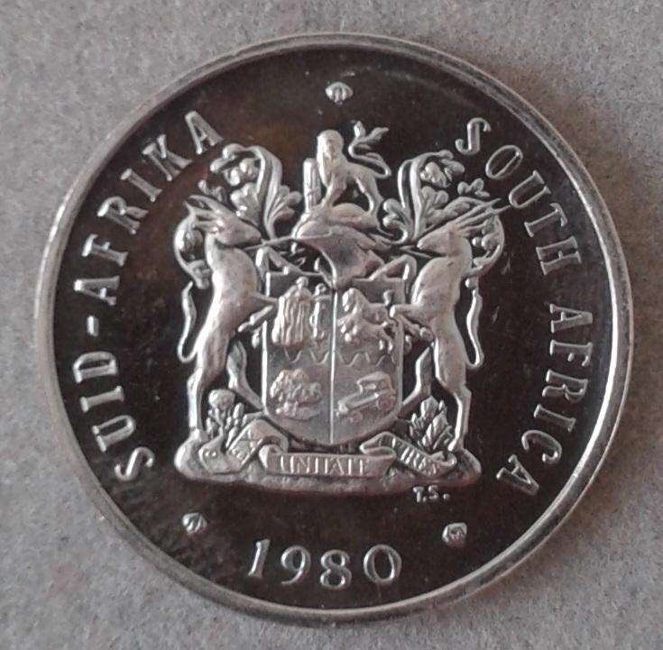 Encapsulated 1980 Republic proof 20c