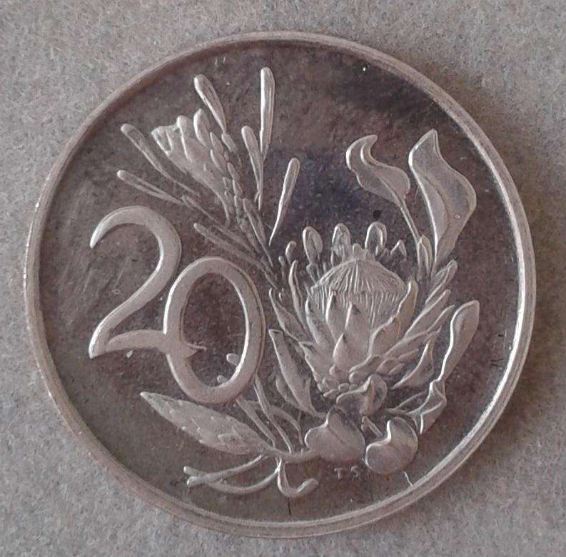 Encapsulated 1981 Republic proof nickel 20c