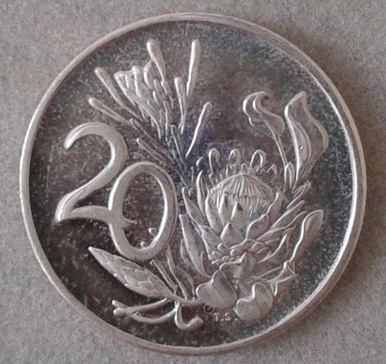 Encapsulated 1983 Republic proof 20c