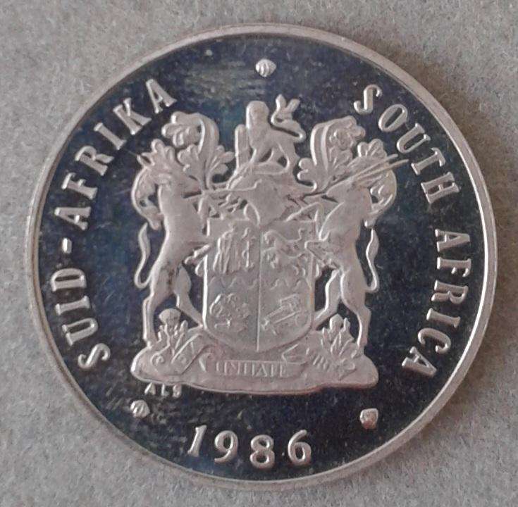 Encapsulated 1986 Republic proof 20c