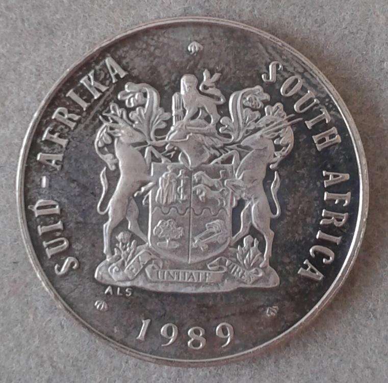 Encapsulated 1989 Republic proof 20c