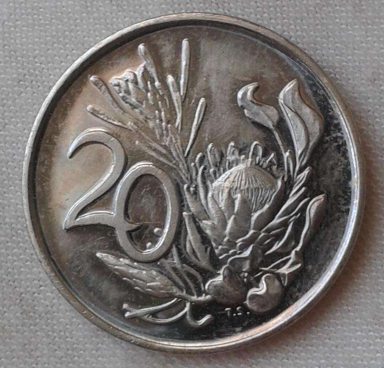 Encapsulated 1987 Republic 20c