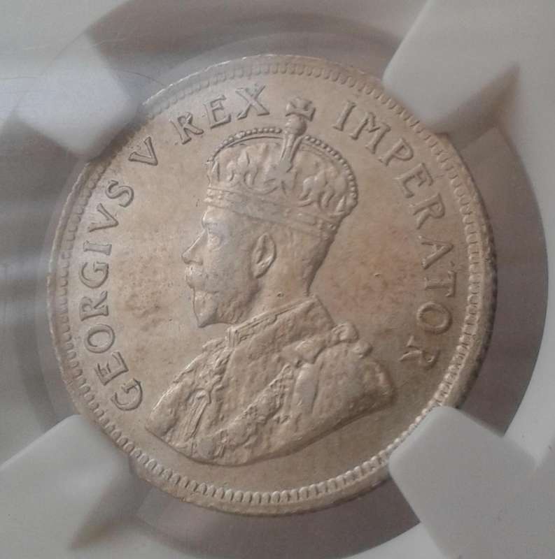 1923 Union silver shilling NGC XF45