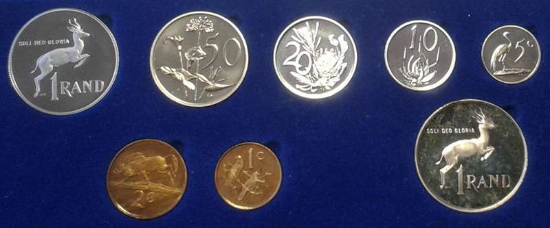 1989 Republic short proof set with double R1 (mintage: 9571)
