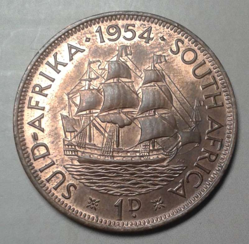 Uncirculated 1954 union penny