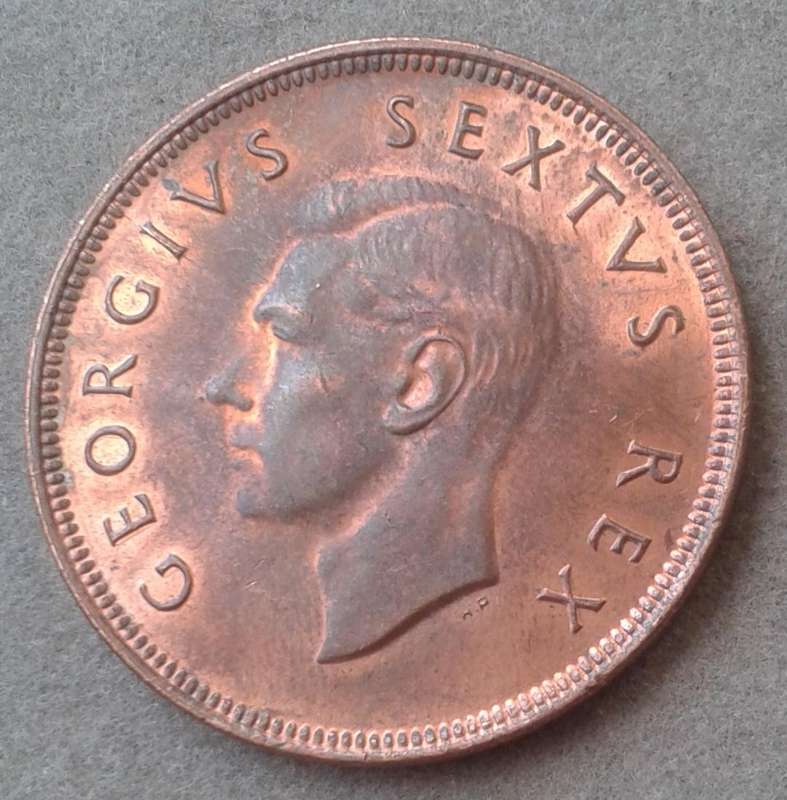 Uncirculated 1952 union penny coin