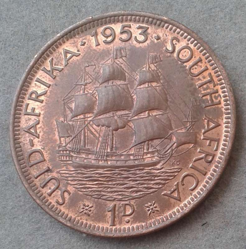 1953 Uncirculated union penny.