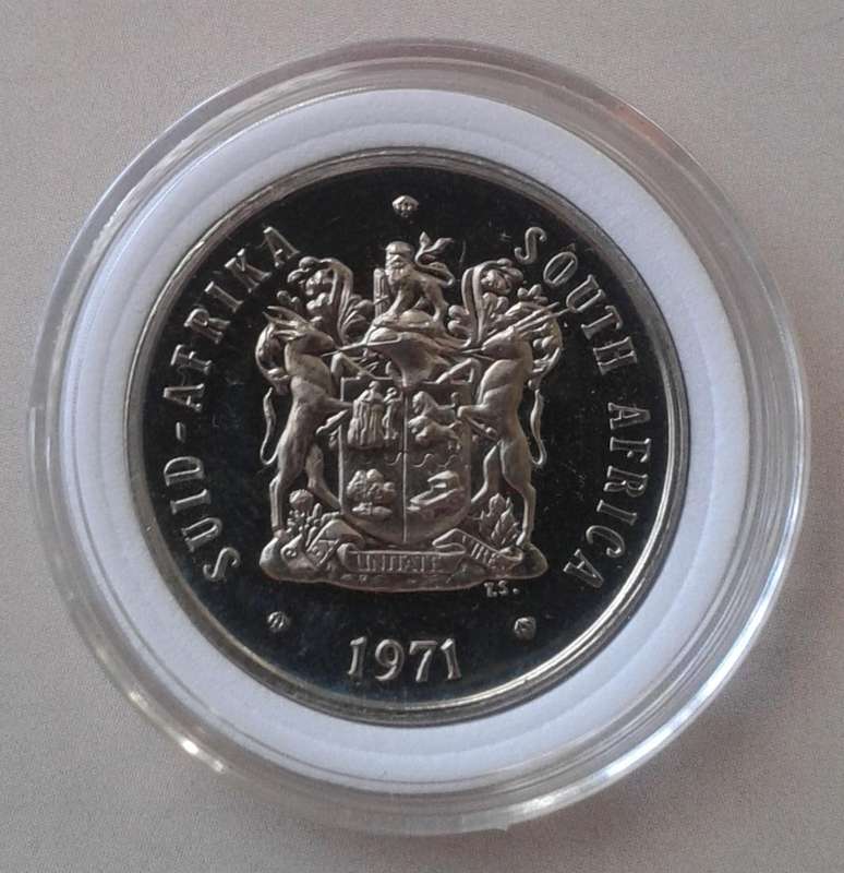 Encapsulated 1971 Republic proof 20c