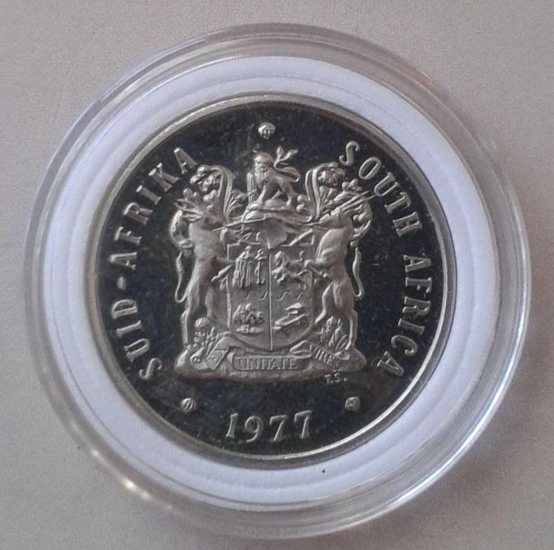 Encapsulated 1977 Republic proof 20c