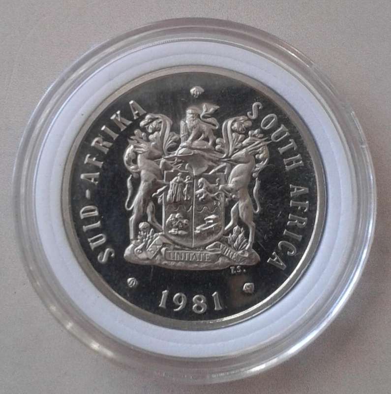 Encapsulated 1981 Republic proof 20c