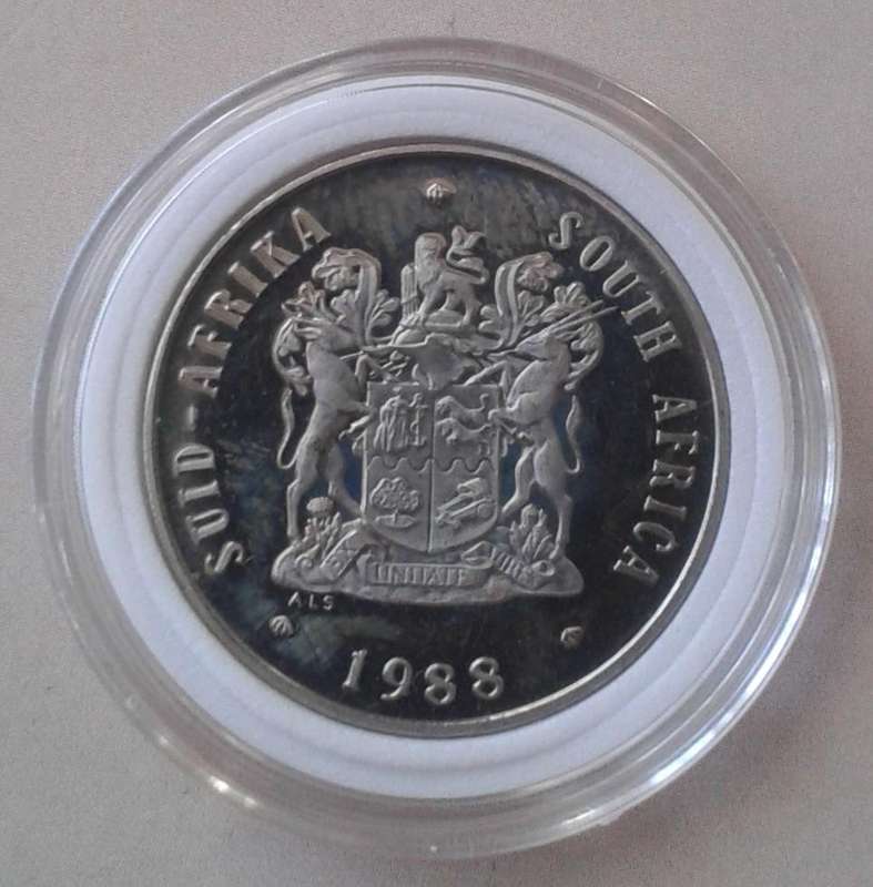 Encapsulated 1988 Republic proof 20c