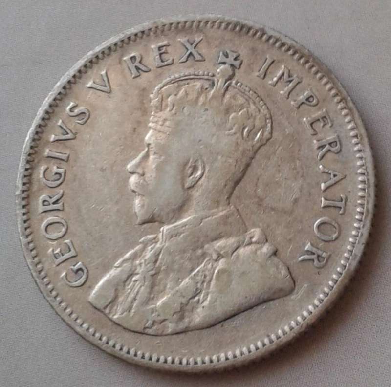 1933 Union silver shilling.