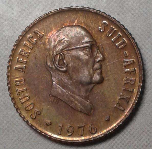 1976 Republic proof 1/2c (mintage: 21000).