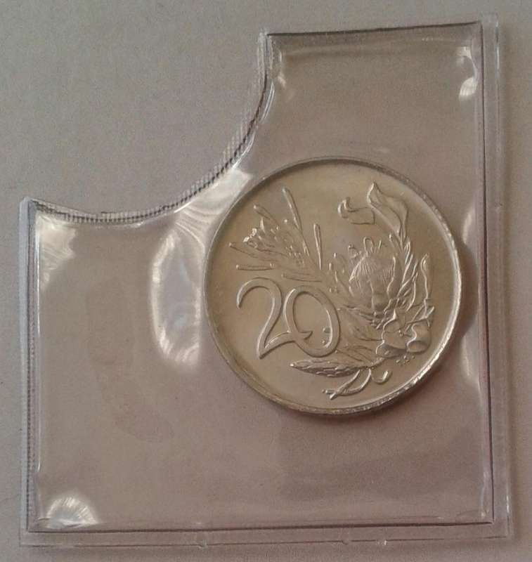1976 Uncirculated nickel 20c coin (Pres.Fouche)