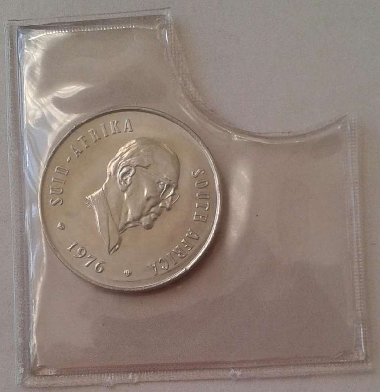 1976 Uncirculated nickel 20c coin (Pres.Fouche)
