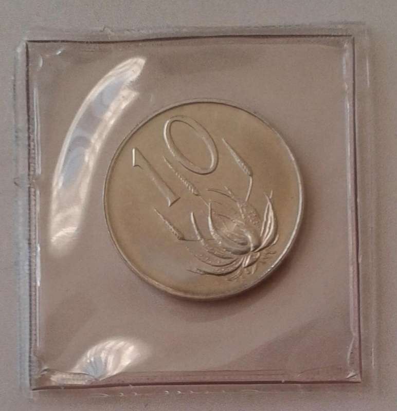 1976 Uncirculated nickel 10c coin (Pres.Fouche)