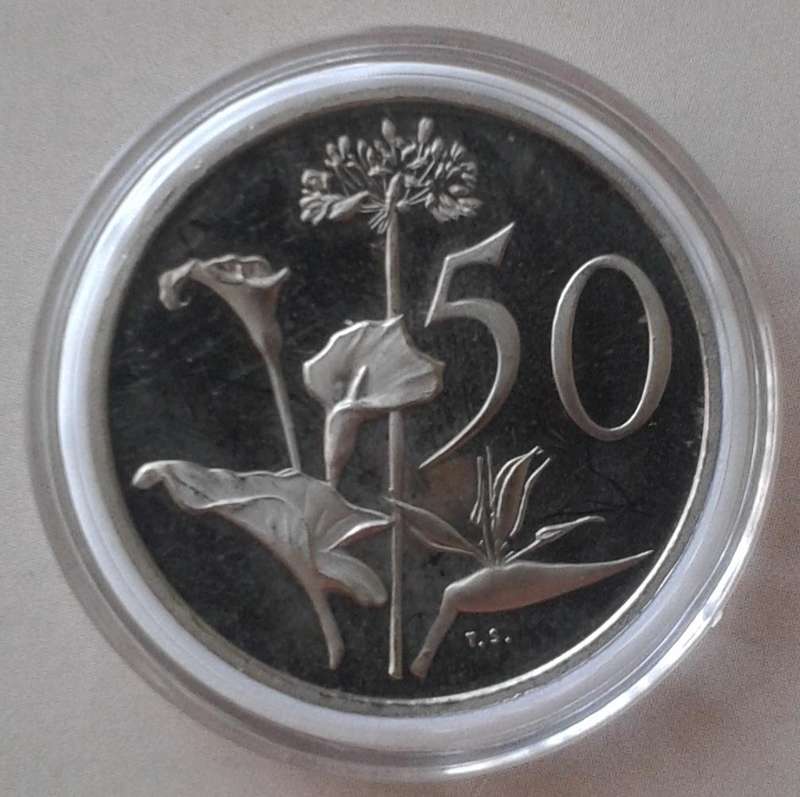 Encapsulated 1983 proof nickel 50c coin