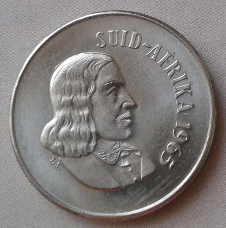 1965 Afrikaans proof 10c coin