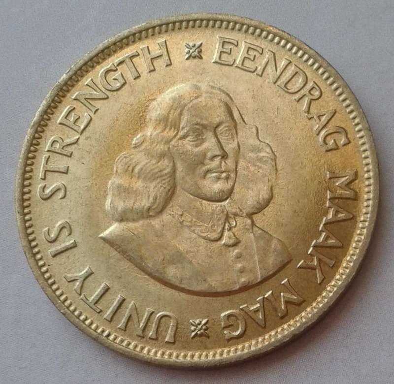 Lustrous 1964 republic 1c in AU+/UNC