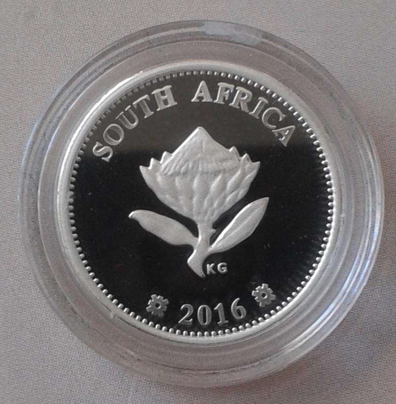 2016 Dolos proof silver 2 1/2c in S.A Mint pouch incl.certificate