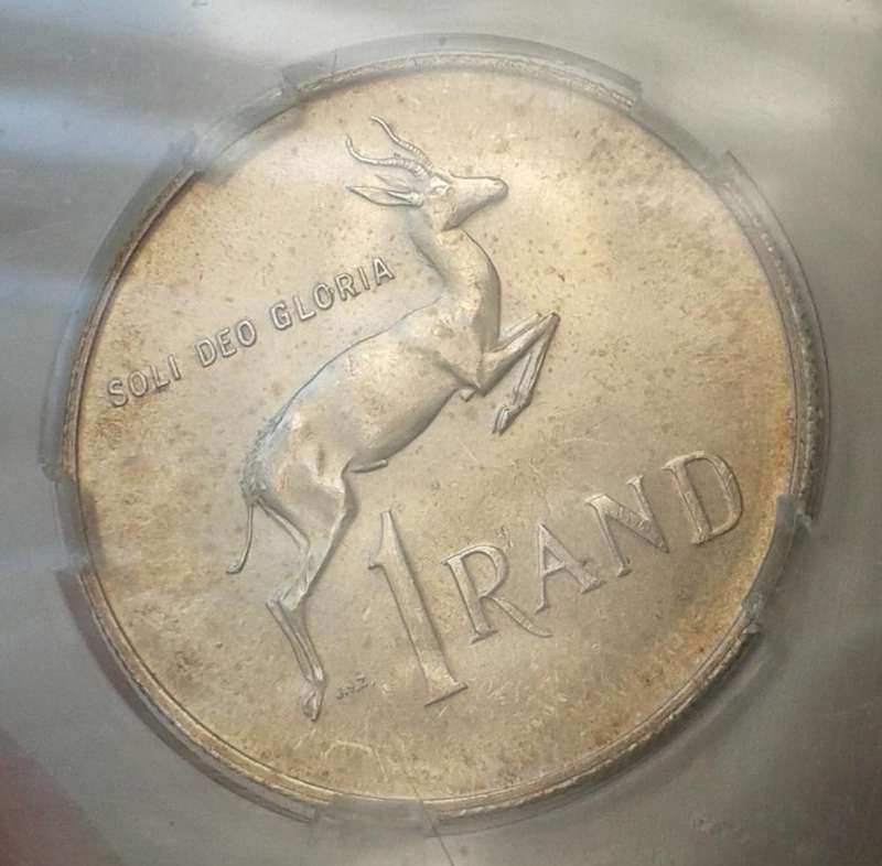 1967 Republic (English) silver R1 SANGS MS62