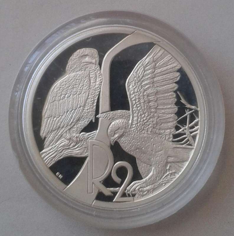 Nice 2003 Eagles proof 1oz silver R2 in box with certificate