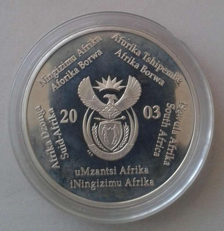 Nice 2003 Eagles proof 1oz silver R2 in box with certificate