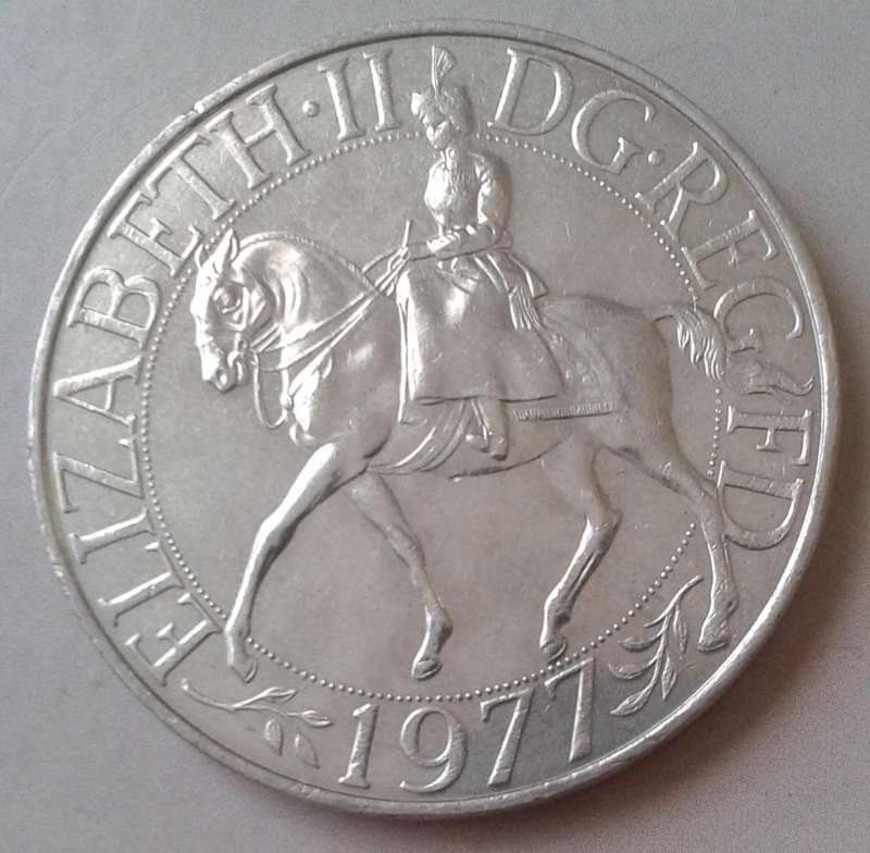 1977 Great Britain Elizabeth silver jubilee crown