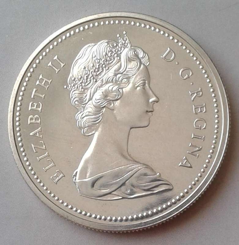 Nice 1971 Canada specimen silver dollar (British Columbia Centennial)