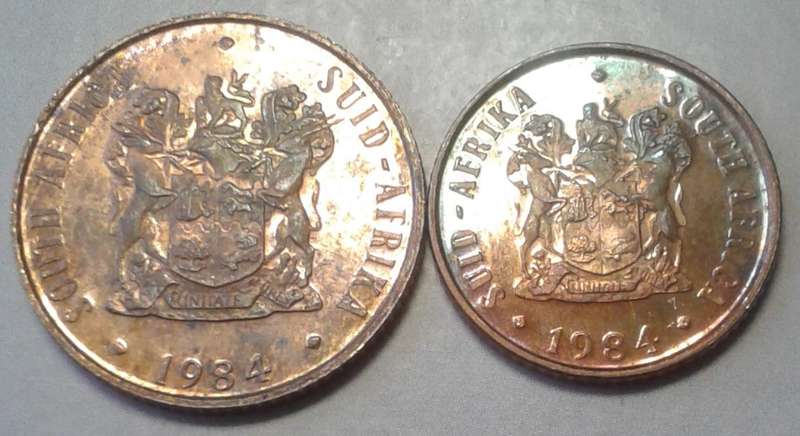 1984 Republic short proof set with double R1 (mintage: 11250)
