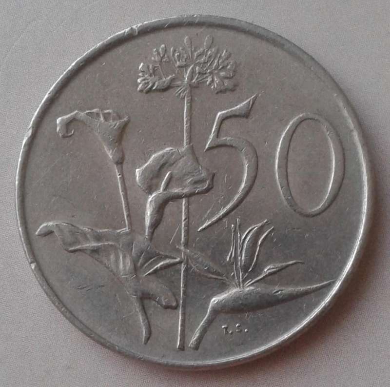 1988 Republic nickel 50c coin