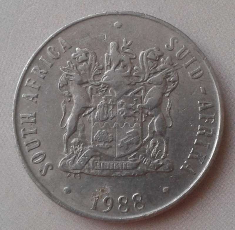 1988 Republic nickel 50c coin
